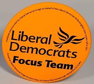 Focus Team Badge Large Orange